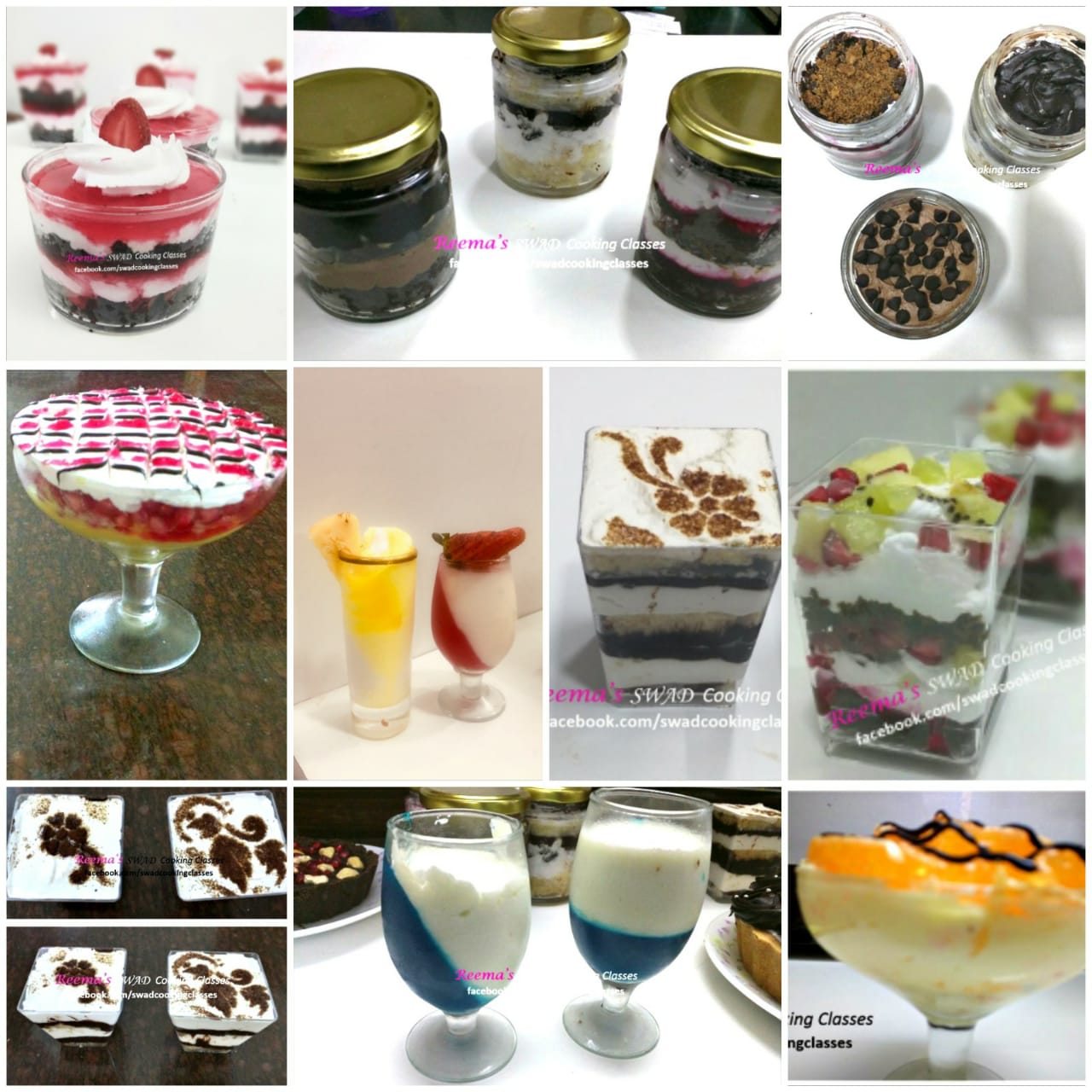 Mousse Pudding Jar Cakes