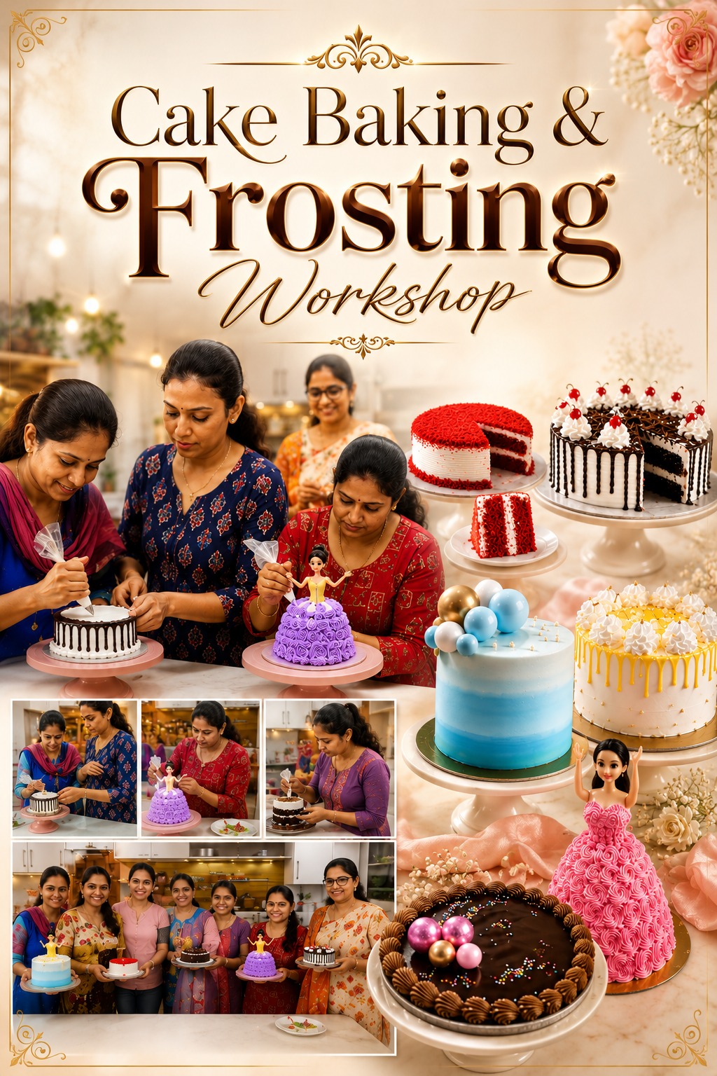 Cake Baking and Frosting Workshop